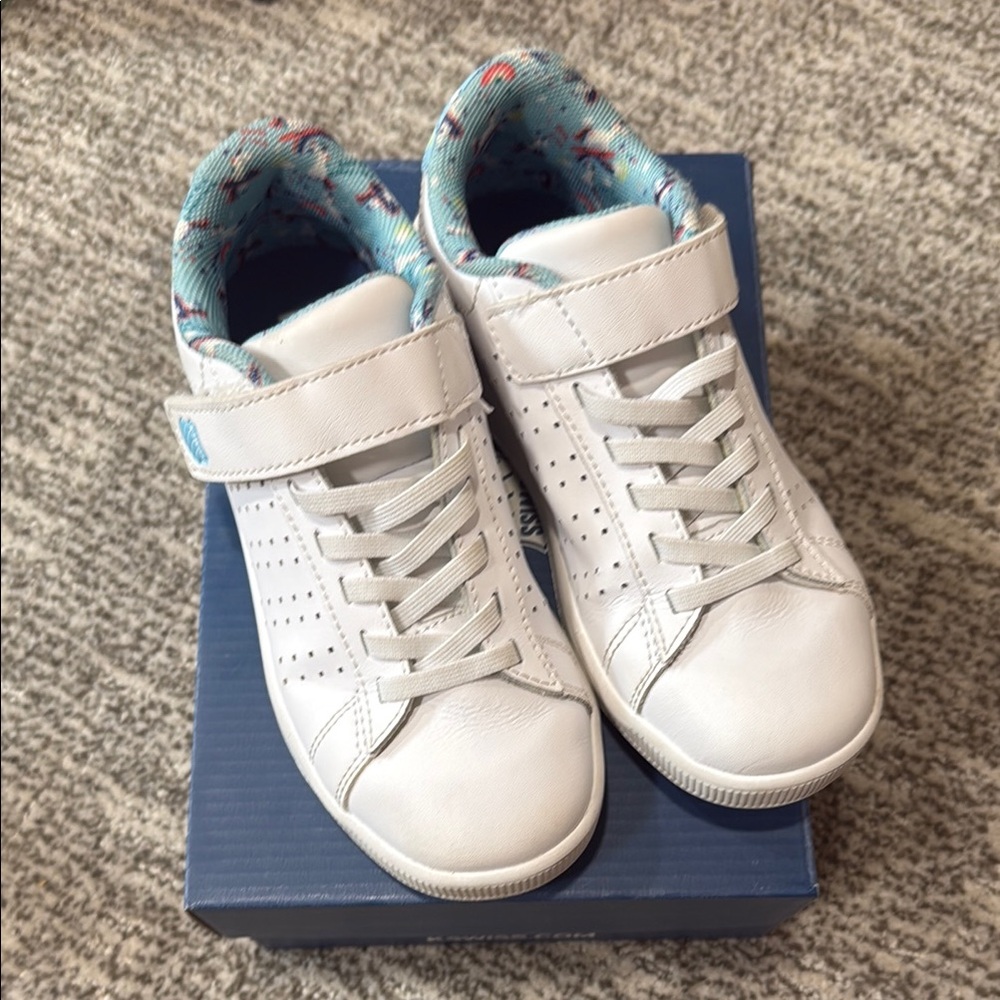 K-Swiss White Unicorn Sneakers